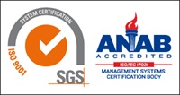 ISO 9001 SGS ANAB Accredited